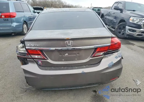 2013 Honda Civic Lx из США, поврежденный, VIN 2HGFB2F56DH548333